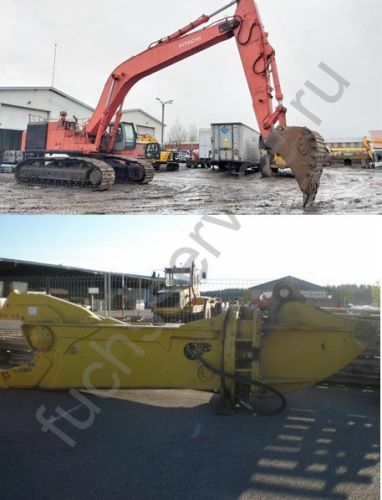 Hitachi ZX850 с ножницами